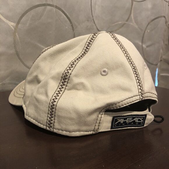 Royal Golf Club Bahrain Hat Hook & Loop Strapback Cap Cream Ivory Sports - Picture 5 of 9